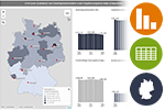 Schmuckgrafik - Grundsicherung (enthält Diagramme, Tabellen und Karten)