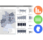 Schmuckgrafik Link Eckwerte Arbeitsmarkt